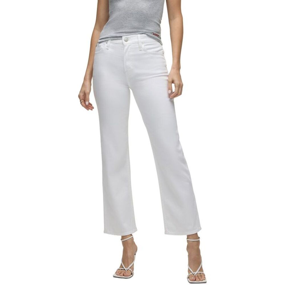 Hudson Jeans Womens  Remi White Wide Leg Jean, White